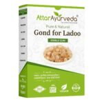 Attar Ayurveda Edible Gond for Laddu 250 grams | Babul Gond for Ladoo | Edible gum | 100% Natural, No Preservatives (250 grams) - Fast Shipping to USA