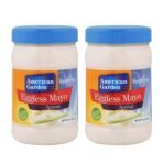 American Garden Vegetarian Eggless Mayo Spread Gluten Free, 473 ml / 16 fl oz / 460 g, 2 Pack - Fast Shipping to USA & Canada
