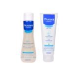 Mustela Baby Skincare Bundle: 2 in 1 Cleansing Gel (200ml) + Gentle Shampoo (200ml) - Fast Shipping to USA & Canada