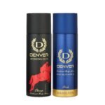 DENVER Sporting Club Champ Deo & Pride Deo (200ML Each, Pack of 2) Long Lasting Deodorant Spray - For Men - Fast Shipping to USA & Canada