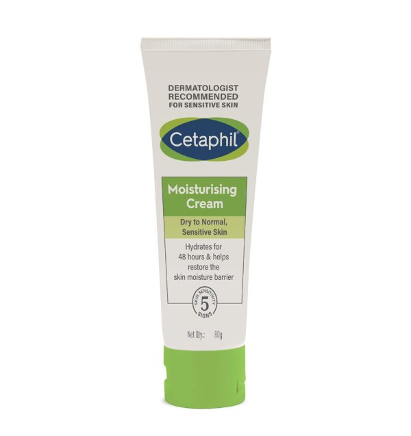 Cetaphil Moisturising Cream for Face & Body , Dry to Normal skin, 80 gm - Fast Shipping to USA & Canada
