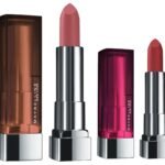 Maybelline New York Matte Lipstick, Intense Colour, 807 Dried Rose, 3.9g & Maybelline New York Matte Lipstick, Intense Colour, Moisturised Lips, Color Sensational Creamy Matte, 507 Almond Pink, 3.9g - Fast Shipping to USA & Canada