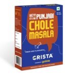 CRISTA Punjabi Chole Masala | Amritsari Channa Mixed Spice Blend | No Added Sugar | Vegan | Zero added Colours, Fillers, Additives & Preservatives | 100 gms
