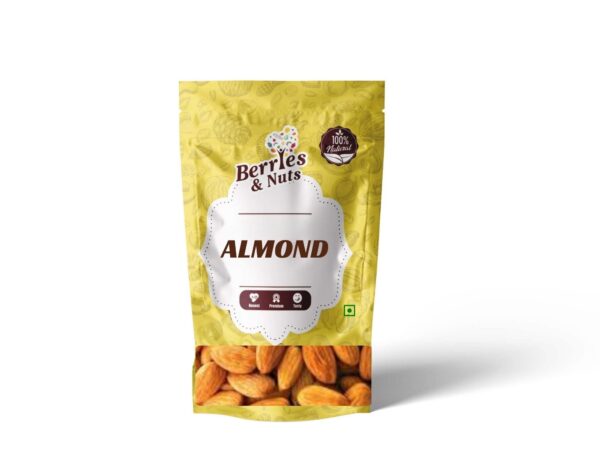 Berries And Nuts Premium California Almonds, 500g - Fast Shipping to USA & Canada