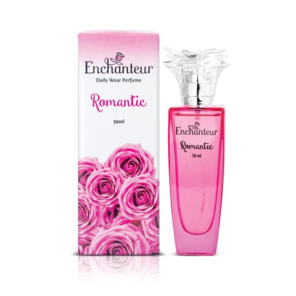 Enchanteur Romantic Liquid Jasmine Perfume For Women, 50Ml - Fast Shipping to USA & Canada
