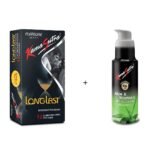 KamaSutra Combo of Extended Pleasure 12 Condoms and Aloe Vera Vitamin E Lubricants (50ml) - Fast Shipping to USA