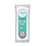 Vega Organic Cotton Pad for Makeup Remover & Face Cleansing, (50 Pieces) - Fast Shipping to USA & Canada