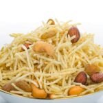 Organic Bites Jodhpuri Kaju Badam Laccha Cashew , Almond , Potato Sticks Mixture (Marvari Flavour) Dry Fruit Aloo Lachha - 400 gm - Fast Shipping to USA & Canada