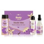 Plum BodyLovin' Vanilla Vibes Bath & Body Gift Set | Body Wash | Body Mist | Body Oil | Long-Lasting Warm Vanilla Fragrance | Gift Set For Women | Gifting For Birthday, Valentine's, Anniversary, Rakhi & Special Occasions| Premium Gift Packaging | Pack Of 3 - Fast Shipping to USA & Canada