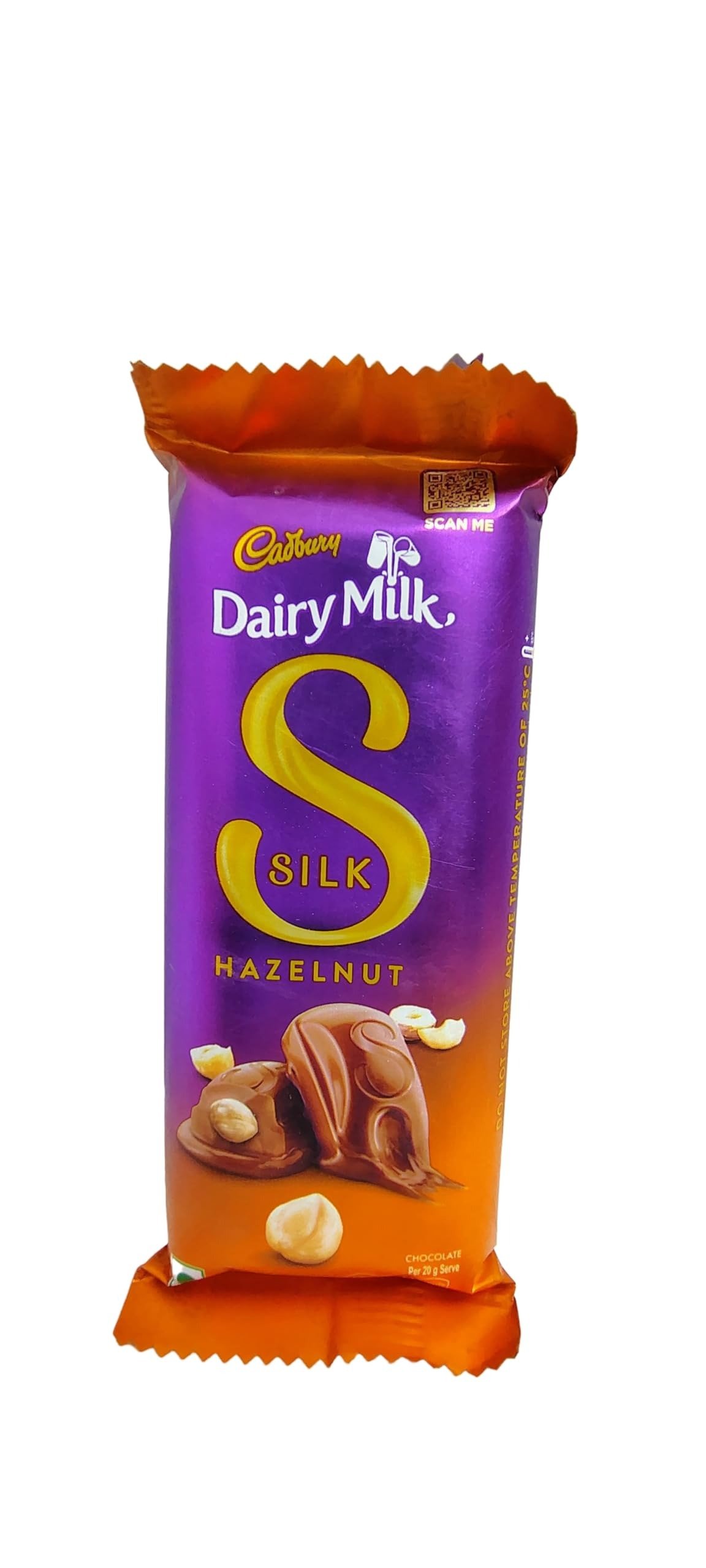 61s6cAL9yIL-1.jpg Cadbury Dairy Milk Silk Whole Hazelnut Bar, 45 gm - Fast Shipping to USA & Canada - Image 1