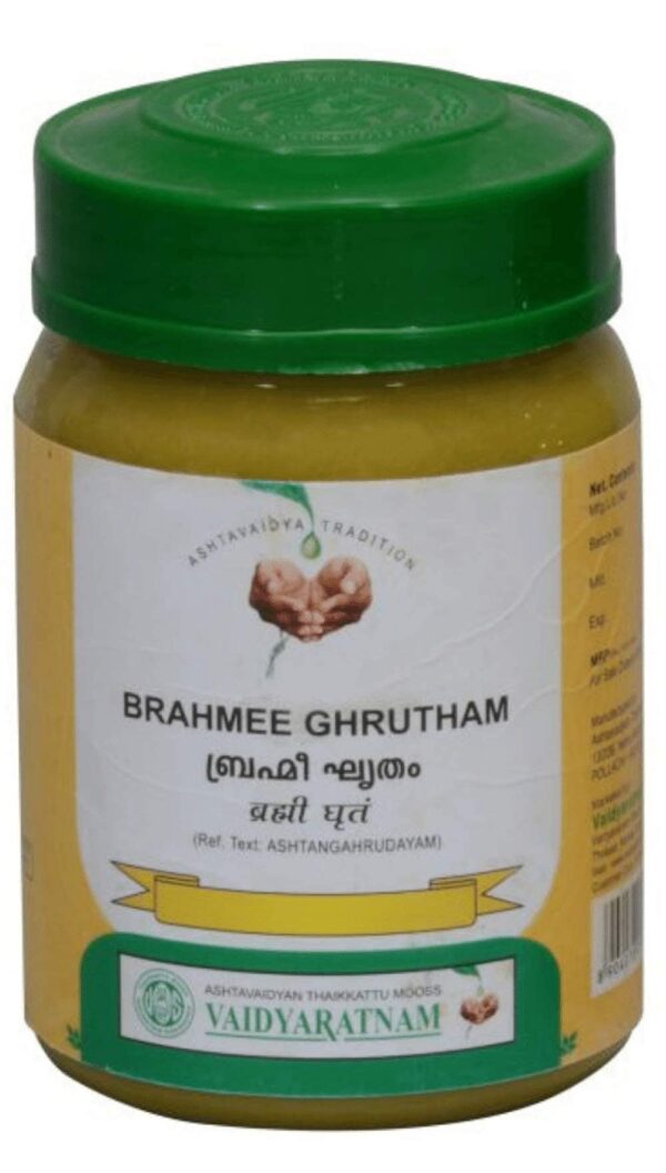 Vaidyaratnam Brahmee Ghrutham 150 G (Pack Of 2)| Ayurvedic Products | Ayurveda Products | Vaidyaratnam Products