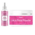 Beaface Combo Pack Lotus Petal Powder New Fresh Skin Growth - 50gm | Rose Water Skin Smoother Cleanser -100ml (Pack-2)