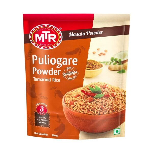 MTR Puliogare Powder | Traditional Masalas | Tamarind Rice Masala | 200g - Fast Shipping to USA & Canada