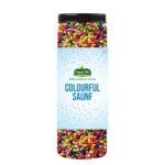 Organic Bites Colourful Chini mini Sugar Coated Saunf (Tini mini) - Colourful Fennel Seeds Mouth Freshnenr - 400 gm (200 gm X 2 Jar) - Fast Shipping to USA & Canada