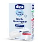 Chicco Baby Moments Gentle Cleansing Bar with Goodness of Shea Butter, 100g| For Intense Moisturization| Parabens & Phenoxyethanol Free|Dermatologically Tested | Soap for Babies & Kid's Sensitive Skin - Fast Shipping to USA & Canada