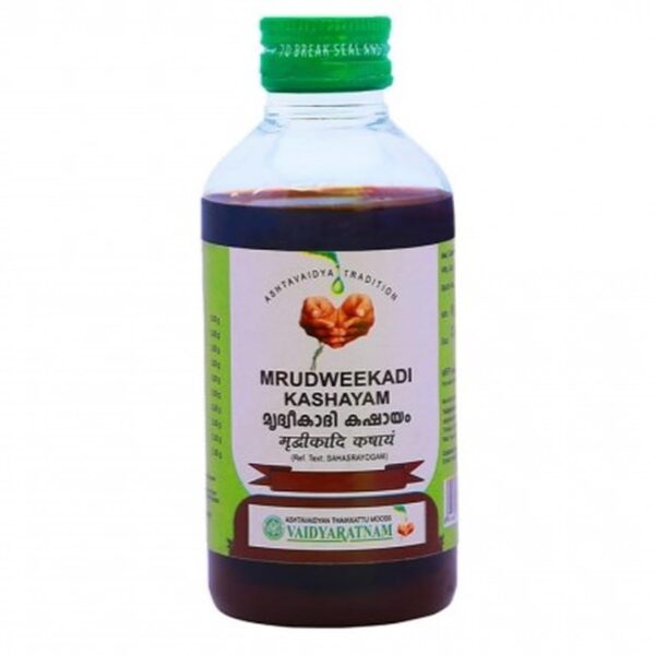 Vaidyaratnam Mrudweekadi Kashayam (200 ML) | Mania, Thirst, and Fainting