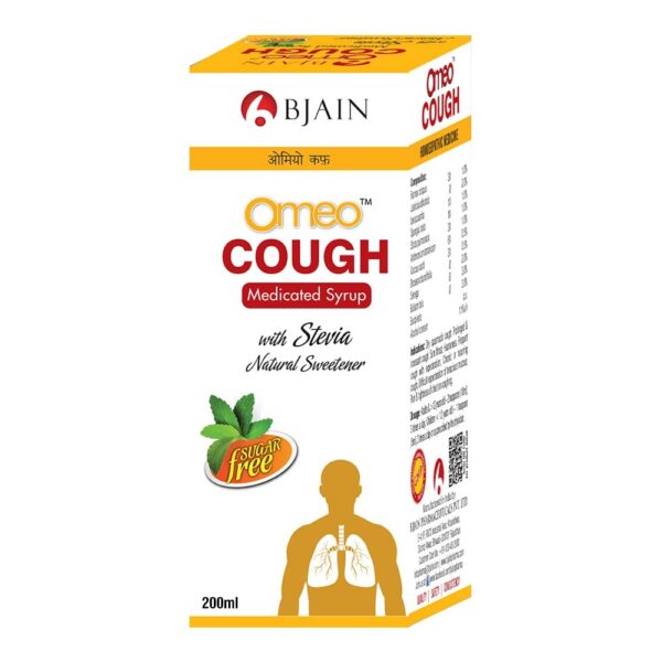 Bjain Omeo Homeopathic Cough Syrup-Sugar Free-200ml