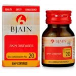 Bjain Bio-Combination No.20 Tablet (Skin Diseases) - 25gm - Fast Shipping to USA
