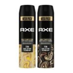 Axe Dark Temptation Long Lasting Deodorant Bodyspray For Men 215 ml & Axe Gold Temptation Long Lasting Deodorant Bodyspray For Men 215 ml - Fast Shipping to USA & Canada