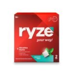 RYZE Nicotine Gum 2mg | Frosty Mint | Soft Chew| Aids in Quitting Smoking & Chewing | Smoking Cessation |(9 Gums Each Pack) x Pack of 50