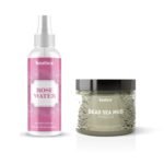 Beaface Combo pack of Dead sea mud and Rosewater spray (2x100ml)