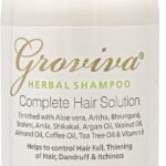 Groviva Herbal Shampoo | Complete Hair Solution | Reduces Hair Fall, Dandruff (Pack of 1 (300ml X 1)) - Fast Shipping to USA & Canada