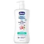 Chicco Baby Moments Mild Body Wash - Refresh, 500ml | With Lotus & Meadowsweet|No Tears Formula with Natural Ingredients for Moisturized Skin|Phenoxyethanol, Parabens & Lauryl sulphates free - Fast Shipping to USA & Canada