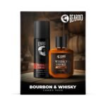Beardo Whisky Smoke Deodorant 120ml & Bourbon Perfume 50ml for Men Giftset | Eau De Parfum & Body Spray | Spicy, Woody - Oudh | Long Lasting Mens Perfume | Date night fragrance | Valentines day gift for husband | Gift for boyfriend | Gift for Men - Fast Shipping to USA & Canada