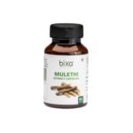 Bixa Botanical Mulethi Extract (Licorice Root, Glycyrrhiza Glabra) 25% Glycyrrhizin | Supports Respiratory Wellness | 60 Veg Capsules (450mg) 200 g