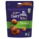 Cadbury Dairy Milk Bites - Hazelnut, Roasted & Chocolate Coated, Rich & Luscious Dessert, 40 Grams - Fast Shipping to USA & Canada
