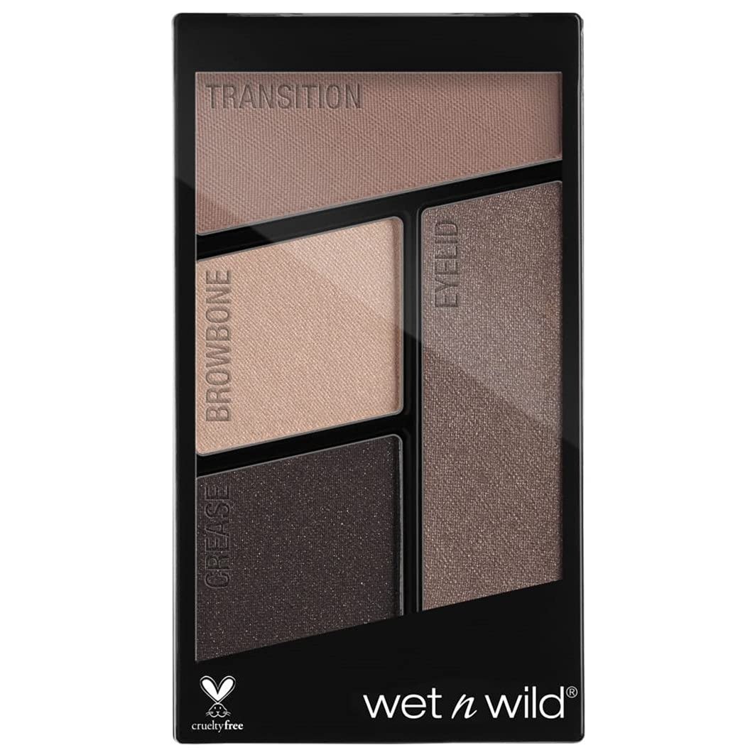 61xeEzpwunL-1.jpg Wet n Wild, Color Icon Eyeshadow Quads, Eyeshadow Palette with Shiny and Matte Multicolor Eyeshadows, Long-Lasting and Easy-to-blend Formula, Silent Treatment - Fast Shipping to USA & Canada - Image 1