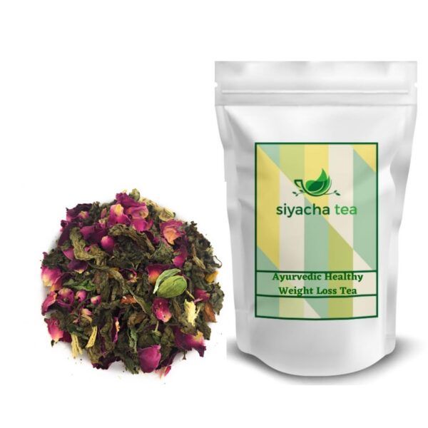 Siyacha Tea Ayurvedic Healthy Weight Loss Tea | Lose Weight, Reduce Tummy, Prevent Ageing | Slim & Trim Tea: Natural Weight Loss Blend | Super Food Loose Leaf Blend | (50g) - Fast Shipping to USA & Canada
