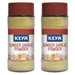 Keya Ginger Garlic Powder 50g | Pure, All-Natural, Flavor Booster for Cooking, Soups, Sauces |No Additives, Preservatives | Pack of 2 - Fast Shipping to USA & Canada