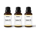 Beaface Combo Pack Castor Oil 50ml (Pack of 3) Diffuser Oil Bath/Massage for Health Skin