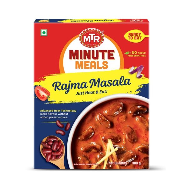 MTR Ready to Eat, Rajma Masala, 300g Pack - Fast Shipping to USA & Canada
