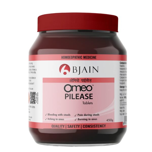Bjain Omeo Pilease Tablets - 450gm