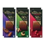 Cadbury Bournville Dark Chocolate Bar Combo, Pack Of 6 (2 X 80 Grams Rich Cocoa, 2 X 80 Grams Fruit And Nut, 2 X 80 Grams Cranberry) - Fast Shipping to USA & Canada