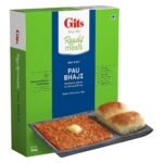 Gits Ready to Eat Pav Bhaji, Pure Veg, Heat and Eat Indian Chaat, Microwaveable, 300g - Fast Shipping to USA & Canada