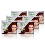 Nisha Cream Hair Color Rich Bright Long Lasting Hair Colouring For Ultra Soft Deep Shine 100% Grey Coverage Conditioning With Natural Herbs Copper Red 40gm (Pack of 6) - Fast Shipping to USA & Canada