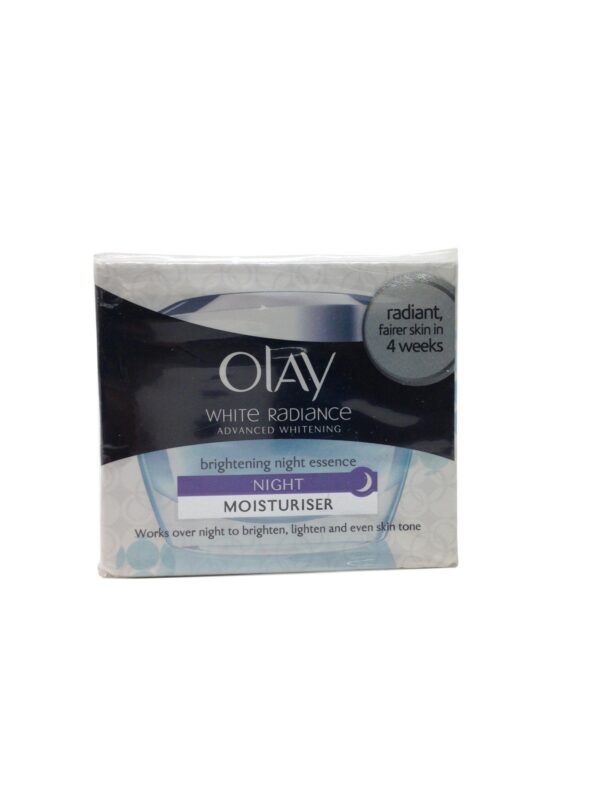 Olay Night Cream - White Radiance, 50g Pack - Fast Shipping to USA & Canada