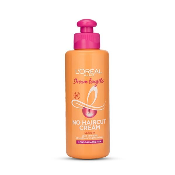L'Oreal Paris Leave-In Conditioner, Repairs, Protects & Smooths, For Long and Lifeless Hair, Dream Lengths No Haircut Cream, 200ml - Fast Shipping to USA & Canada