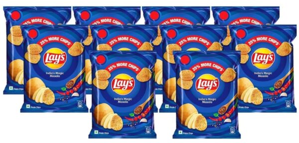 Lay's Potato Chips - India's Magic Masala 28G (Pack Of 10), 280 Gram - Fast Shipping to USA & Canada