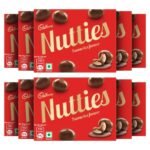 Cadbury Nutties Chocolate Pack, 30 g (Pack of 10) - Fast Shipping to USA & Canada