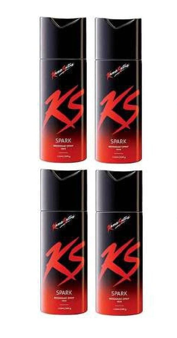 Kamasutra KS Men Deo Combo Deodorant Unisex 600 ml, 4 Pcs - Fast Shipping to USA & Canada