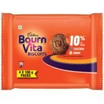 Cadbury Bournvita Biscuits New and Improved Chocolatey Cookies, 400 g - Fast Shipping to USA & Canada