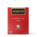 Golden Tips Healthy/ Natural and Organic Pure Darjeeling Black Tea Bags (100 Bags, 200 Gram ) - Fast Shipping to USA & Canada