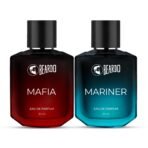 Beardo Mariner Perfume & Mafia Parfume Perfume For Men (50Ml X Pack Of 2) | Long Lasting Perfume | Date Night Perfume For Men | Christmas gift for men | Gift For Friends | Gift for Men - Fast Shipping to USA & Canada
