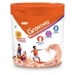 Groviva Milk Protein Powder for Kids 2-6 years | 38 Growth & Digestive Nutrients | Supports Physical Growth, Brain Development & Immunity Jar, 200g - (Strawberry) - Fast Shipping to USA & Canada