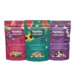 Farmley Mix Dry Fruit Snack Combo 480g (Pack of 3) I Trail Mix 160 g | Berry Mix 160g | Seed Mix 160g | Rich in Antioxidants, Diet Mixes - Fast Shipping to USA & Canada