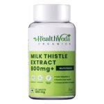 HEALTH VEDA ORGANICS PRIVATE LIMITED Milk Thistle Extract, 800 mg Liver Support Supplement | 60 Veg Tablets | For Liver Support & Liver Detox | For both Men & Women - Fast Shipping to USA
